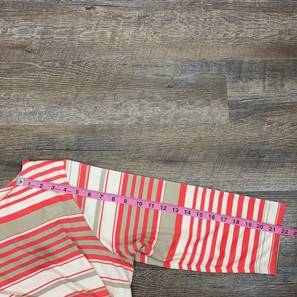 Shelby & Parker Coral Stripe Dress 2XL - Picture 11 of 11